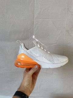 Nike air max 270 cheap white total orange damen