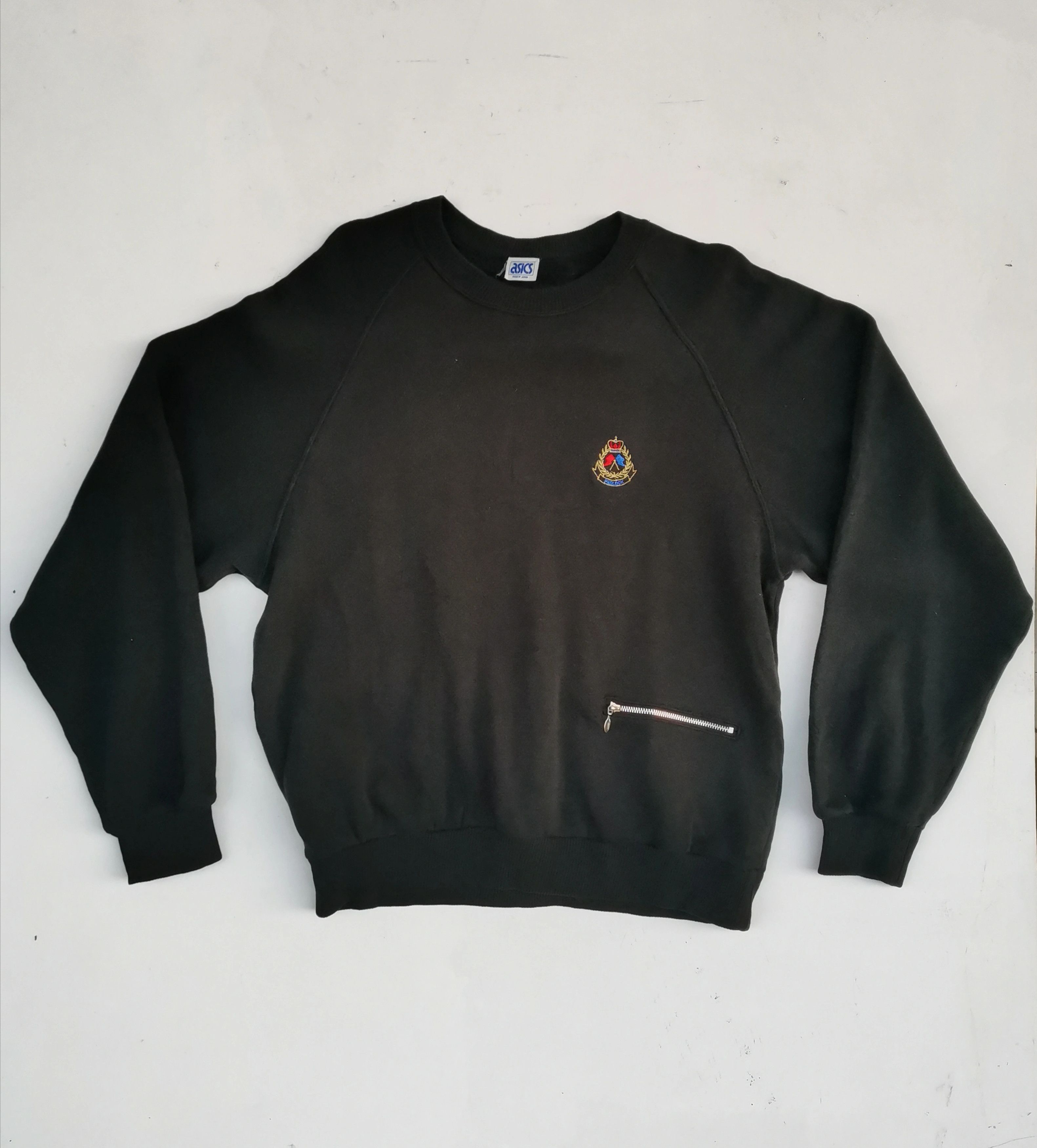 Asics × Japanese Brand Asics Embroidered Small Logo Sweatshirt Size US M / EU 48-50 / 2 - 8 Thumbnail