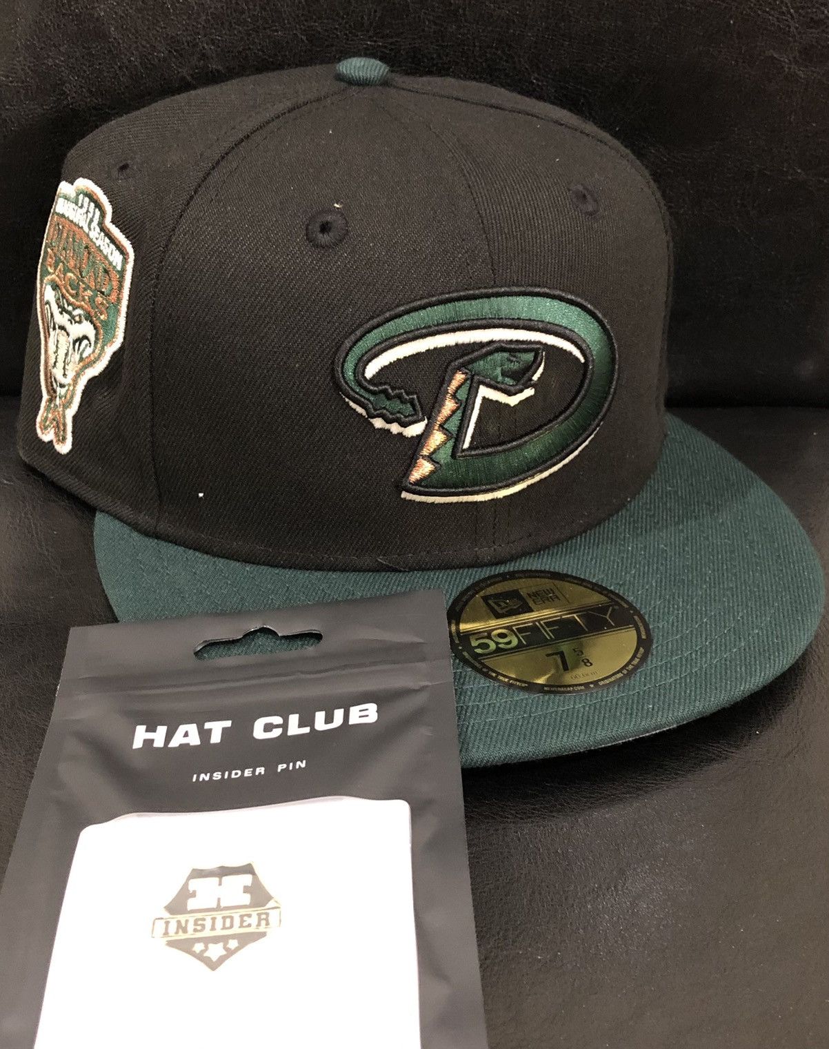 New Era Hat Club Arizona Diamondbacks 7 1/8 Top 30 Snake Quiet Storm 2tone  City