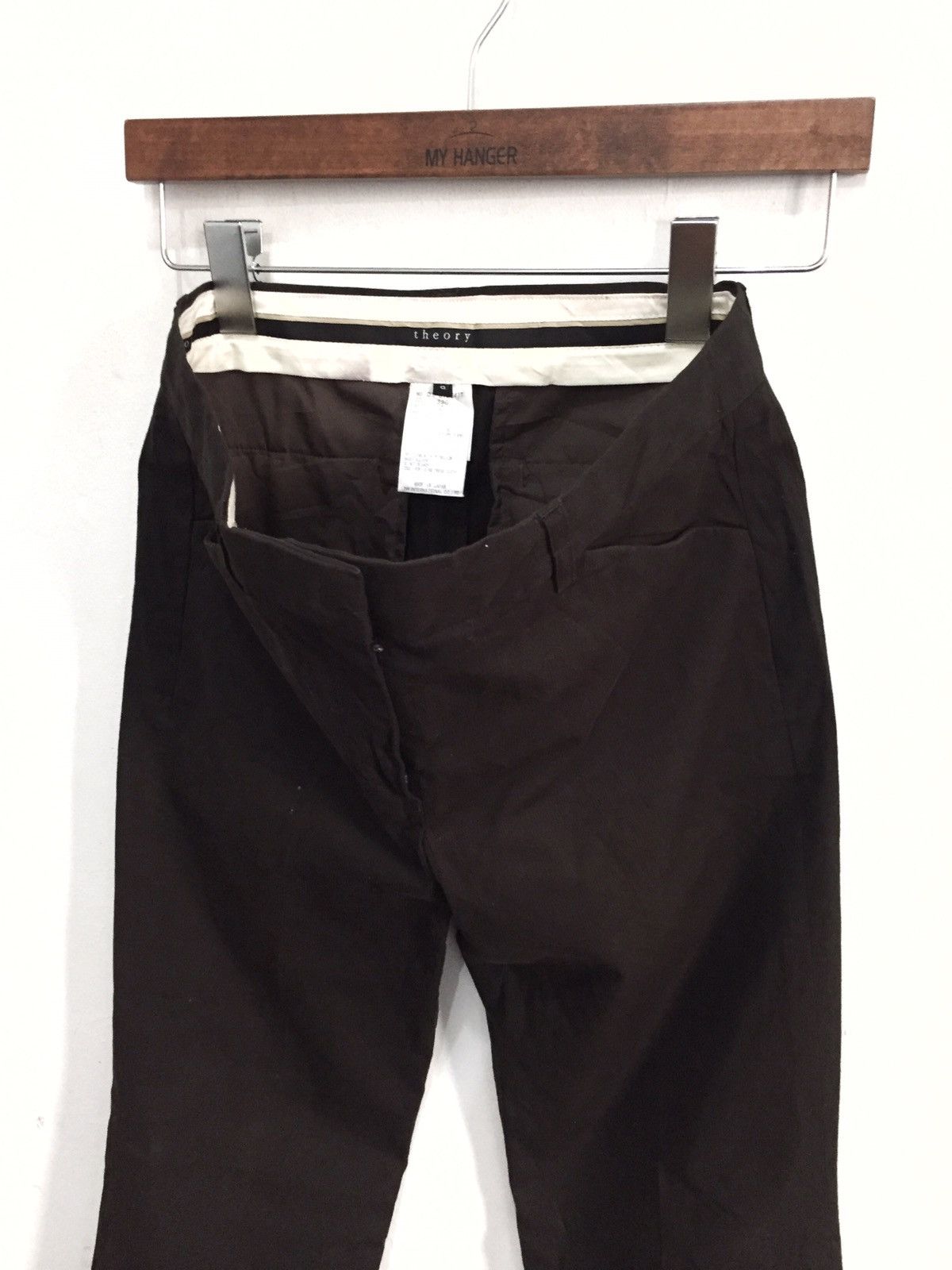 Theory Theroy 🇯🇵 Low Rise Boot Cut Flare Trousers Pants Size US 29 - 3 Thumbnail