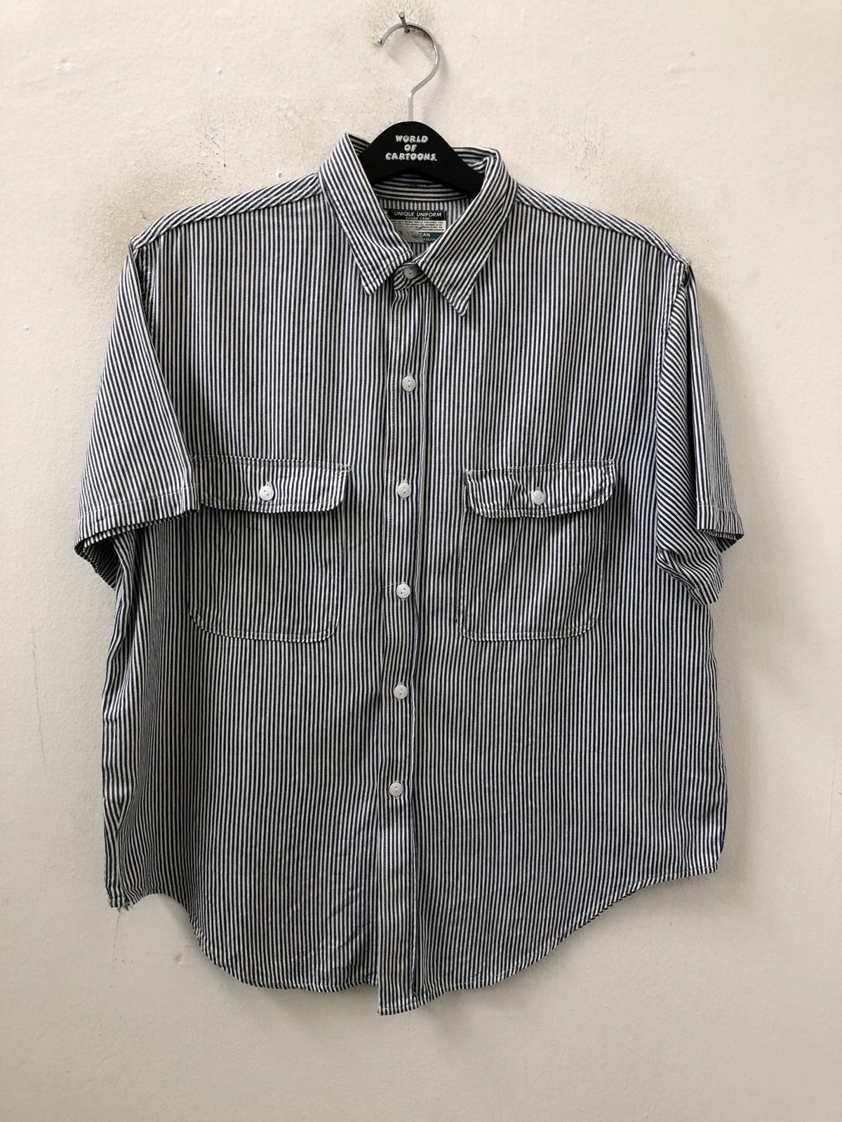 Sugar Cane Sugar Cane Japan Double Pocket Hickory Striped Work Shirt Size US L / EU 52-54 / 3 - 1 Thumbnail