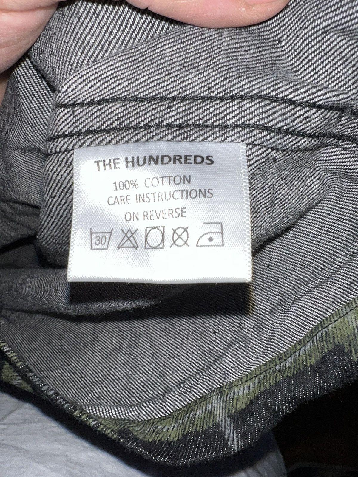The Hundreds The Hundreds Shadow Plaid Garment Washed Check Denim Jacket Size US M / EU 48-50 / 2 - 5 Thumbnail