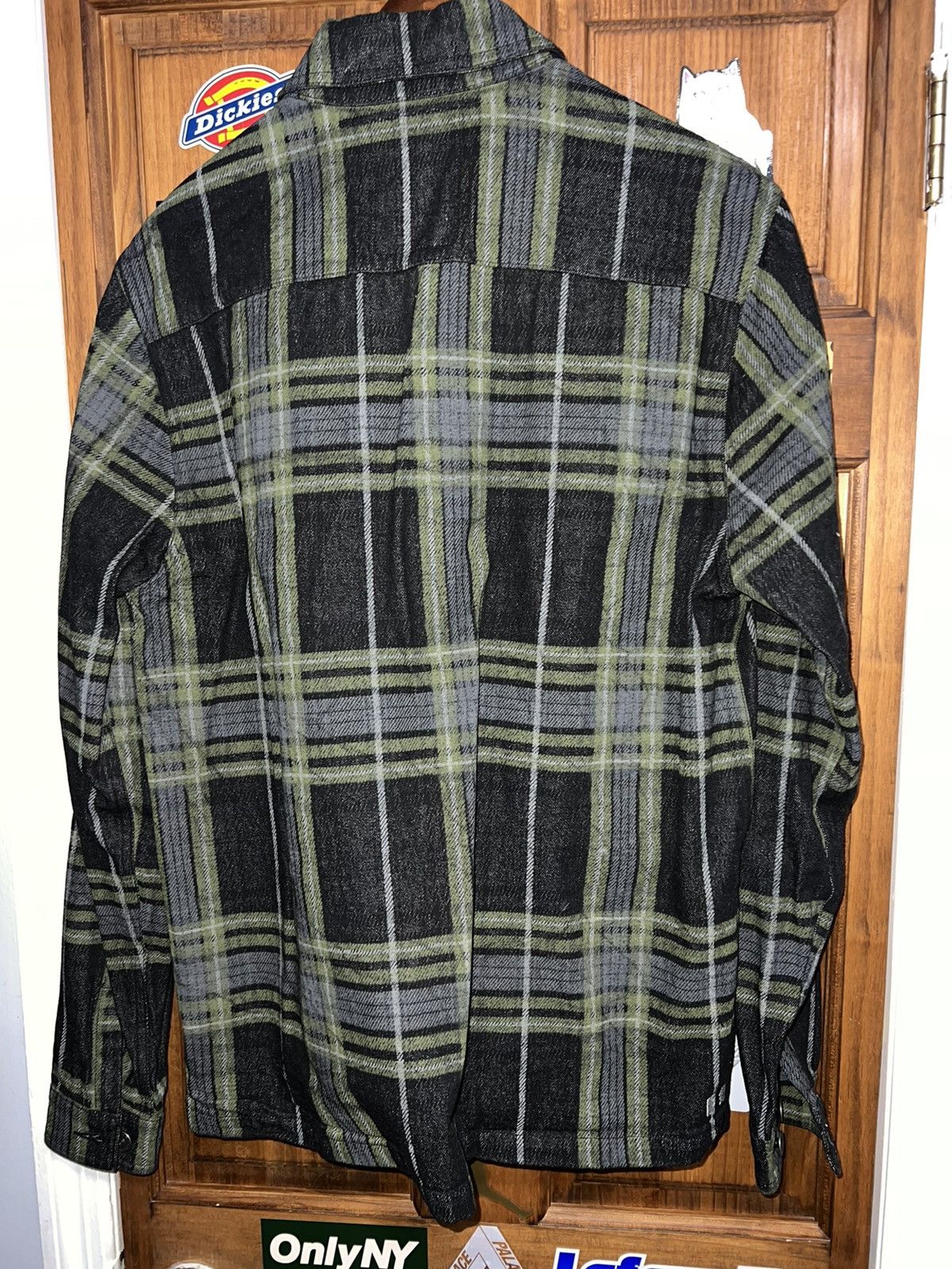 The Hundreds The Hundreds Shadow Plaid Garment Washed Check Denim Jacket Size US M / EU 48-50 / 2 - 2 Thumbnail