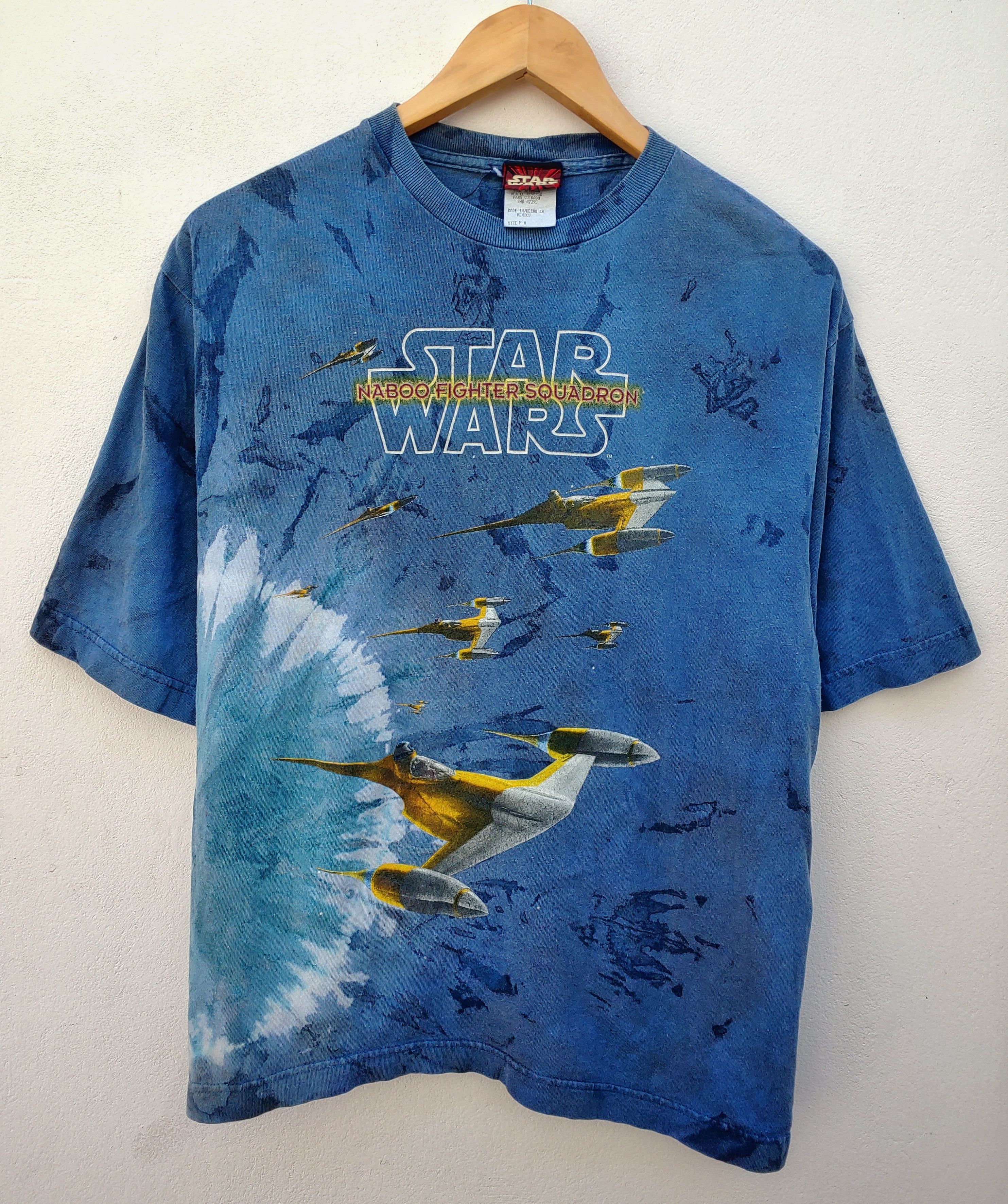 Vintage Vintage 90s Star Wars Naboo Fighter Squadron AOP Tee Shirt ...