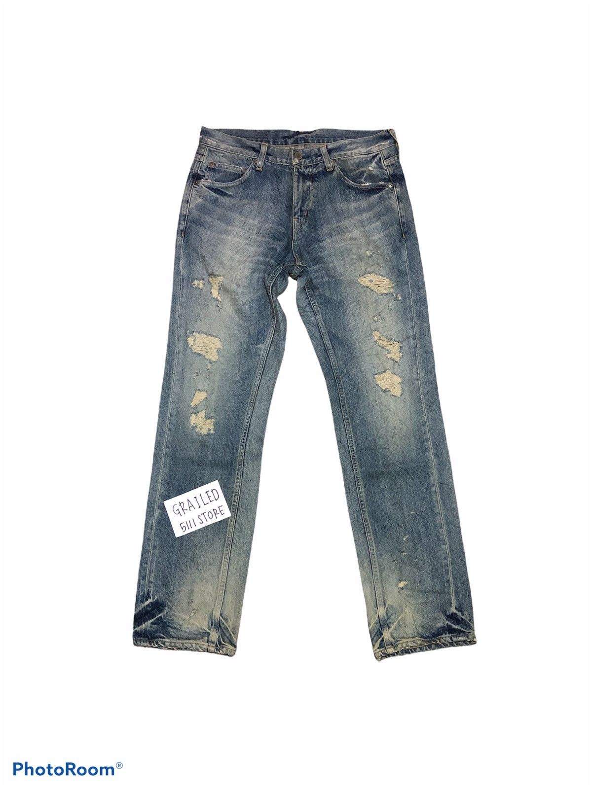 HARE × Japanese Brand Distressed Denim by HARE Size US 32 / EU 48 - 1 Thumbnail
