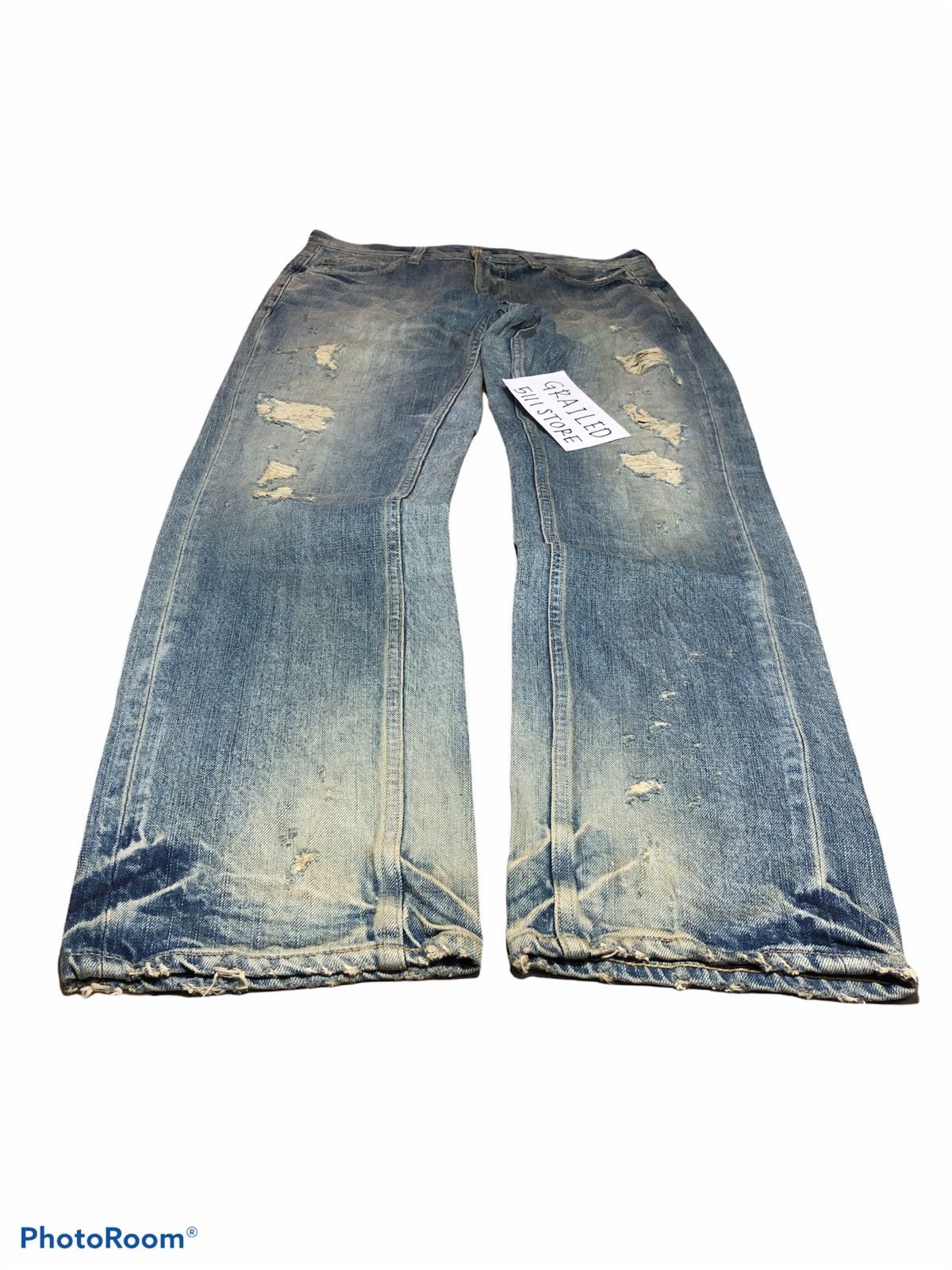 HARE × Japanese Brand Distressed Denim by HARE Size US 32 / EU 48 - 5 Thumbnail