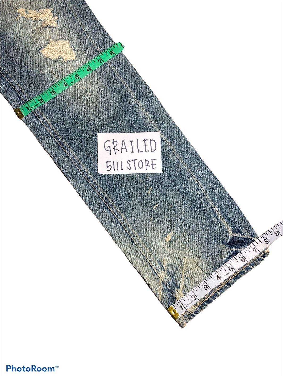 HARE × Japanese Brand Distressed Denim by HARE Size US 32 / EU 48 - 11 Thumbnail