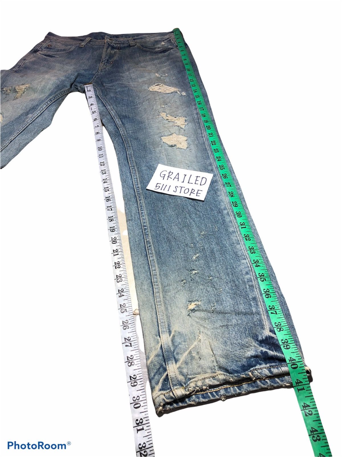 HARE × Japanese Brand Distressed Denim by HARE Size US 32 / EU 48 - 10 Thumbnail