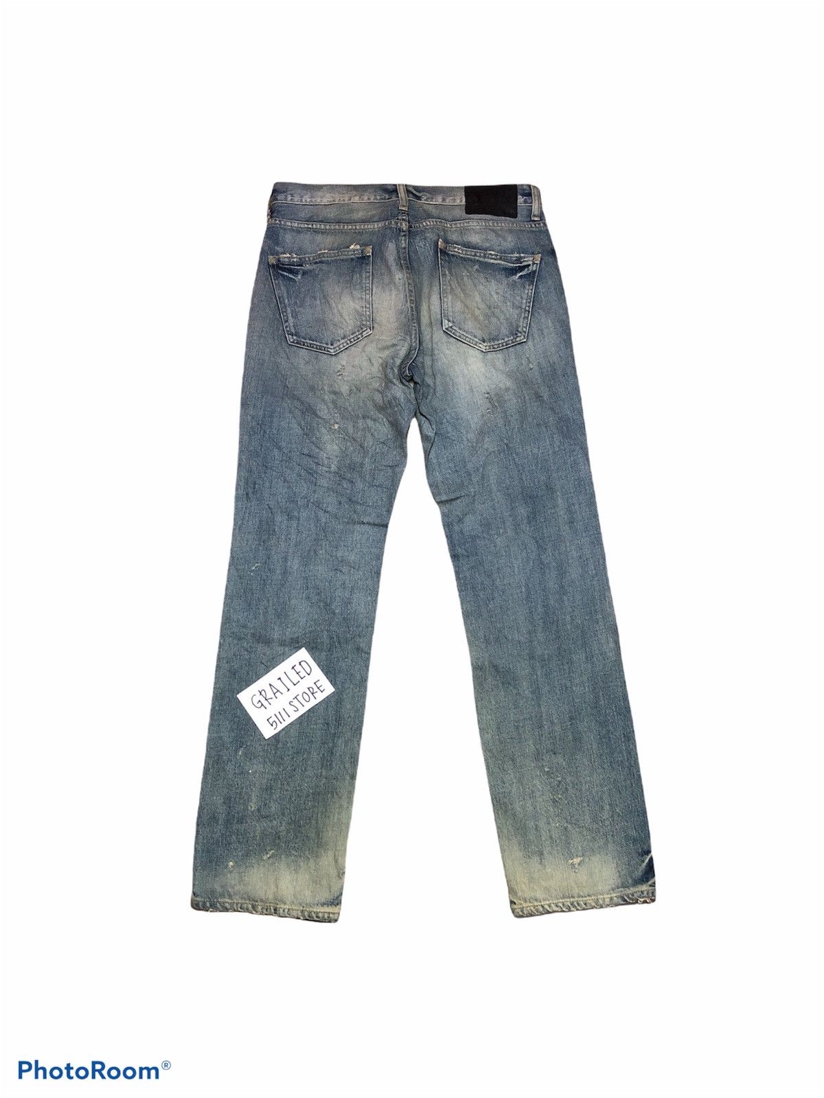 HARE × Japanese Brand Distressed Denim by HARE Size US 32 / EU 48 - 2 Thumbnail