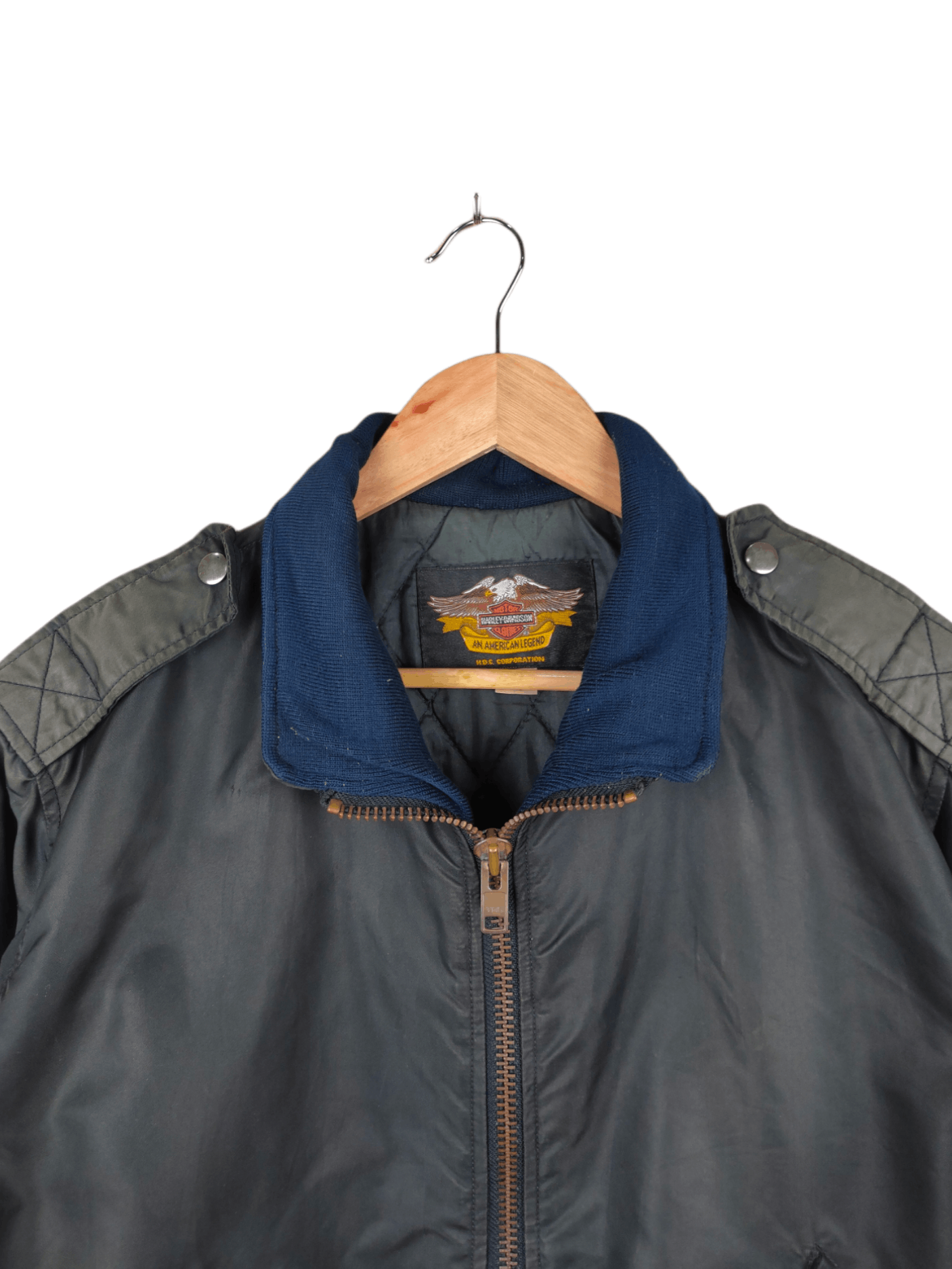Harley Davidson Vintage Harley Davidson Embroided Logo Bomber Jacket Size US M / EU 48-50 / 2 - 4 Thumbnail