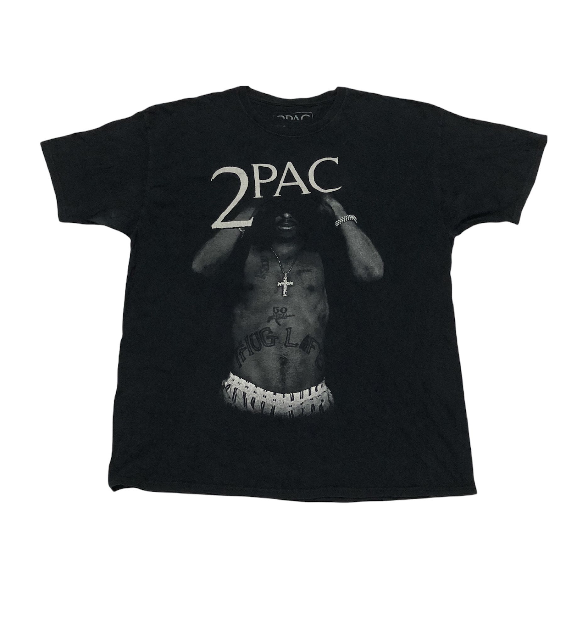 Rap Tees × Vintage Vintage American Rapper And Actor 2PAC Tshirt Size US XL / EU 56 / 4 - 1 Thumbnail