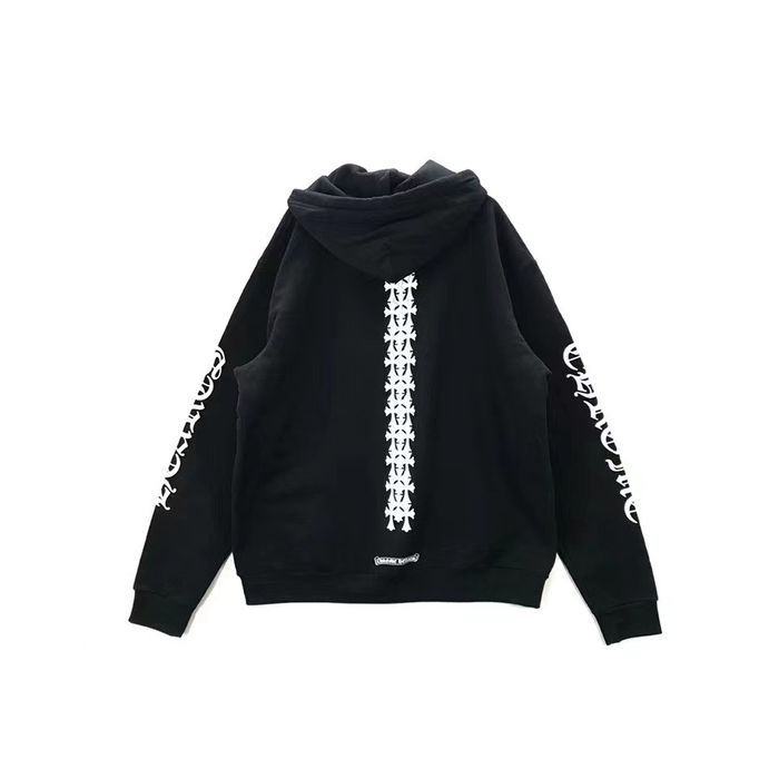 Chrome Hearts Chrome Hearts Script Cross Logo Hoodie | Grailed