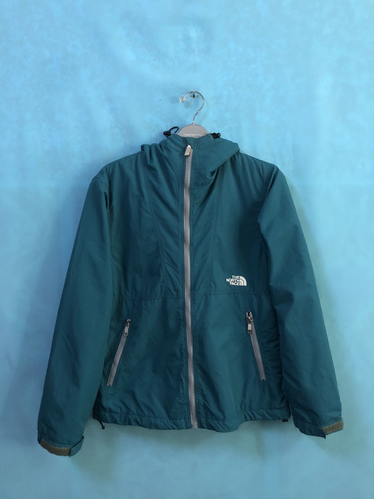 The North Face winter wear turquoise zip #A3 Size US M / EU 48-50 / 2 - 5 Thumbnail