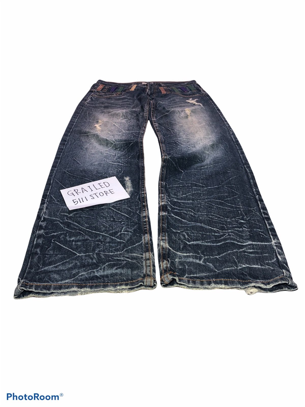 Hypebeast JAPANESSE NYLAUS DOUBLE WAIST JEANS Size US 31 - 2 Thumbnail