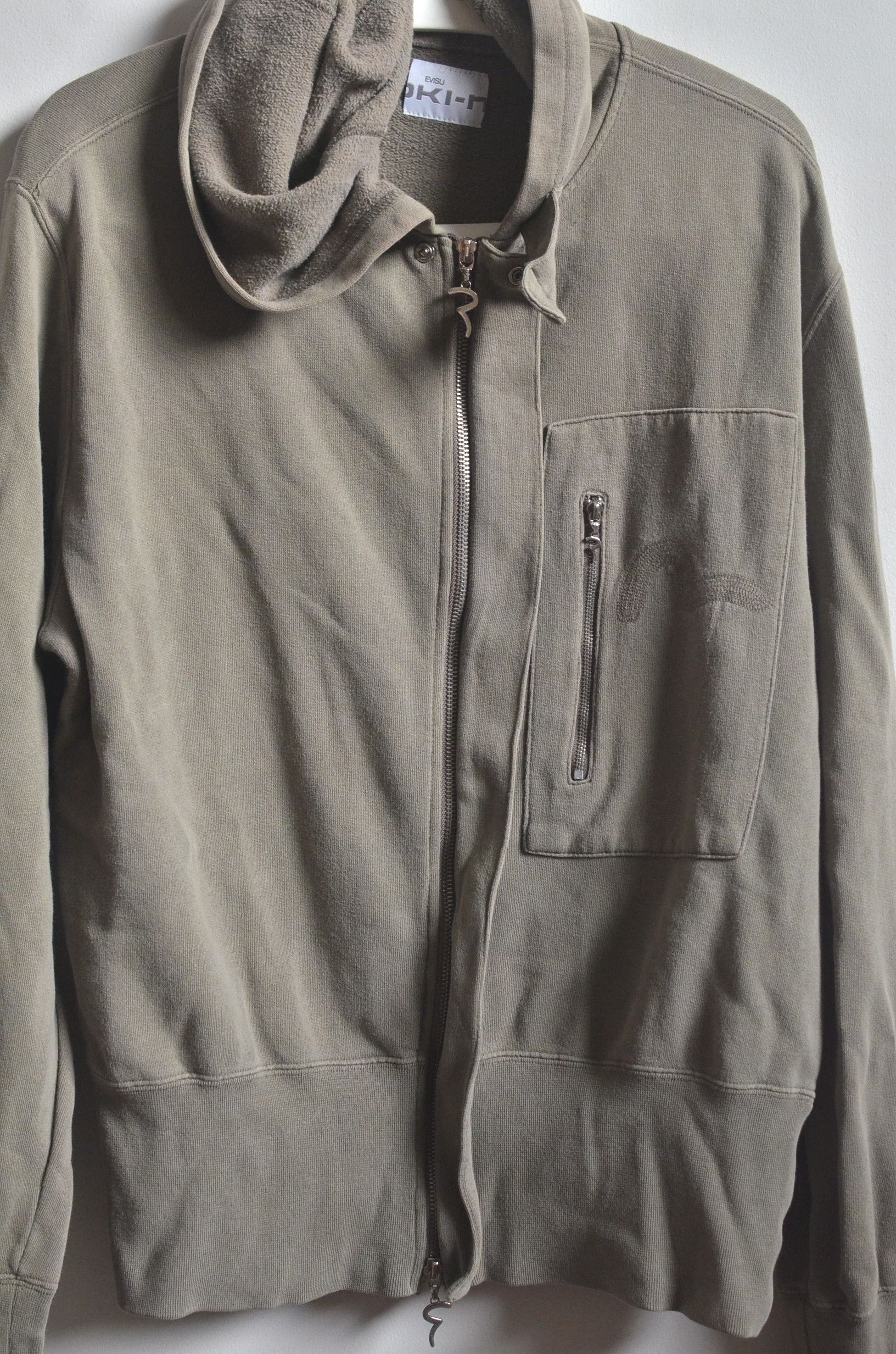 Evisu ARCHIVED EVISU X OKI-NI HOODIE ZIP UP JACKET MADE IN ITALY Size US L / EU 52-54 / 3 - 9 Thumbnail