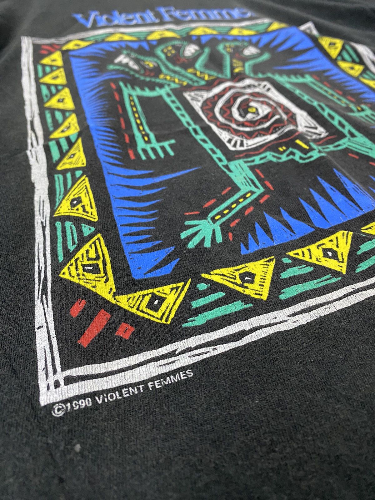 Band Tees vintage 1990 violet femmes artwork rare nice design t-shirts Size US XL / EU 56 / 4 - 5 Thumbnail