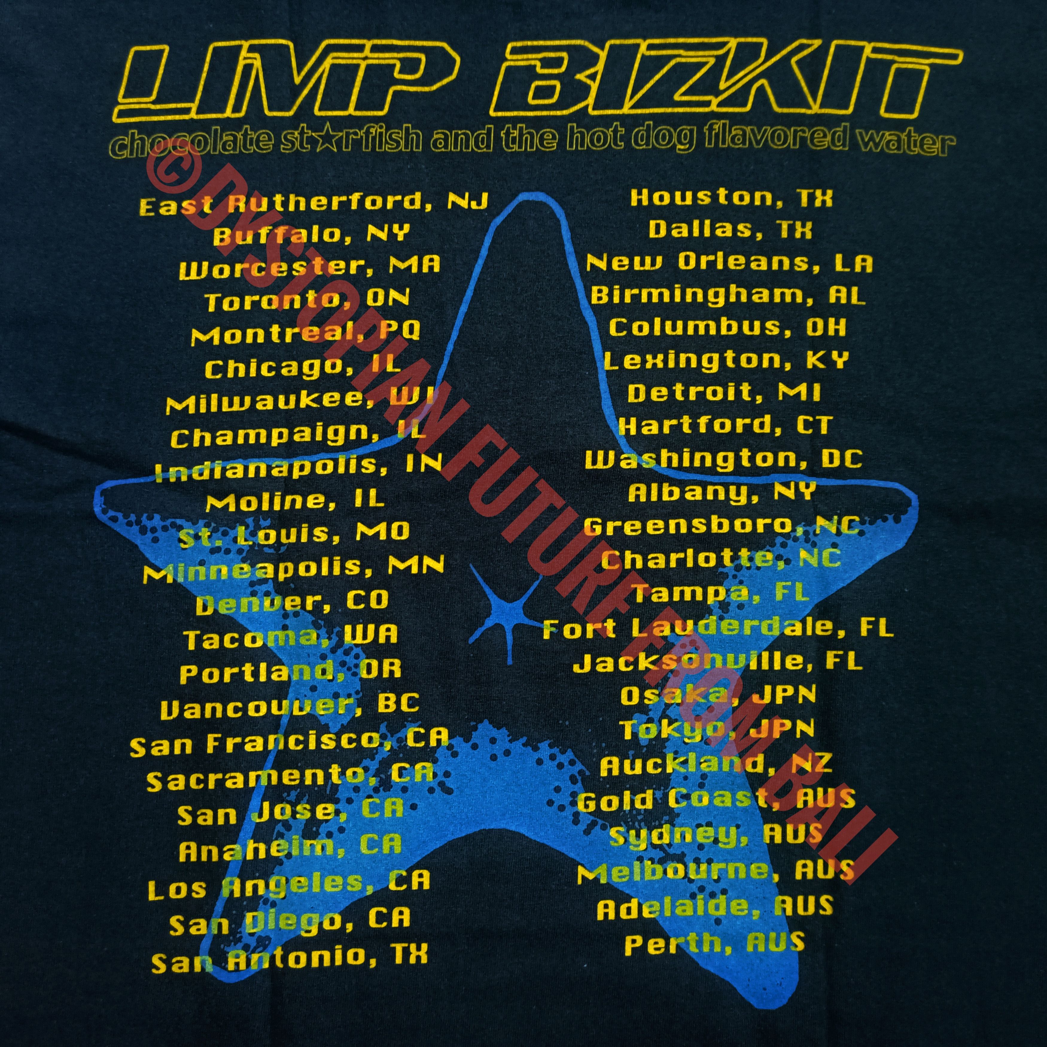 Band Tees Vintage 2000 Limp Bizkit World Tour T-shirt Size US M / EU 48-50 / 2 - 5 Thumbnail