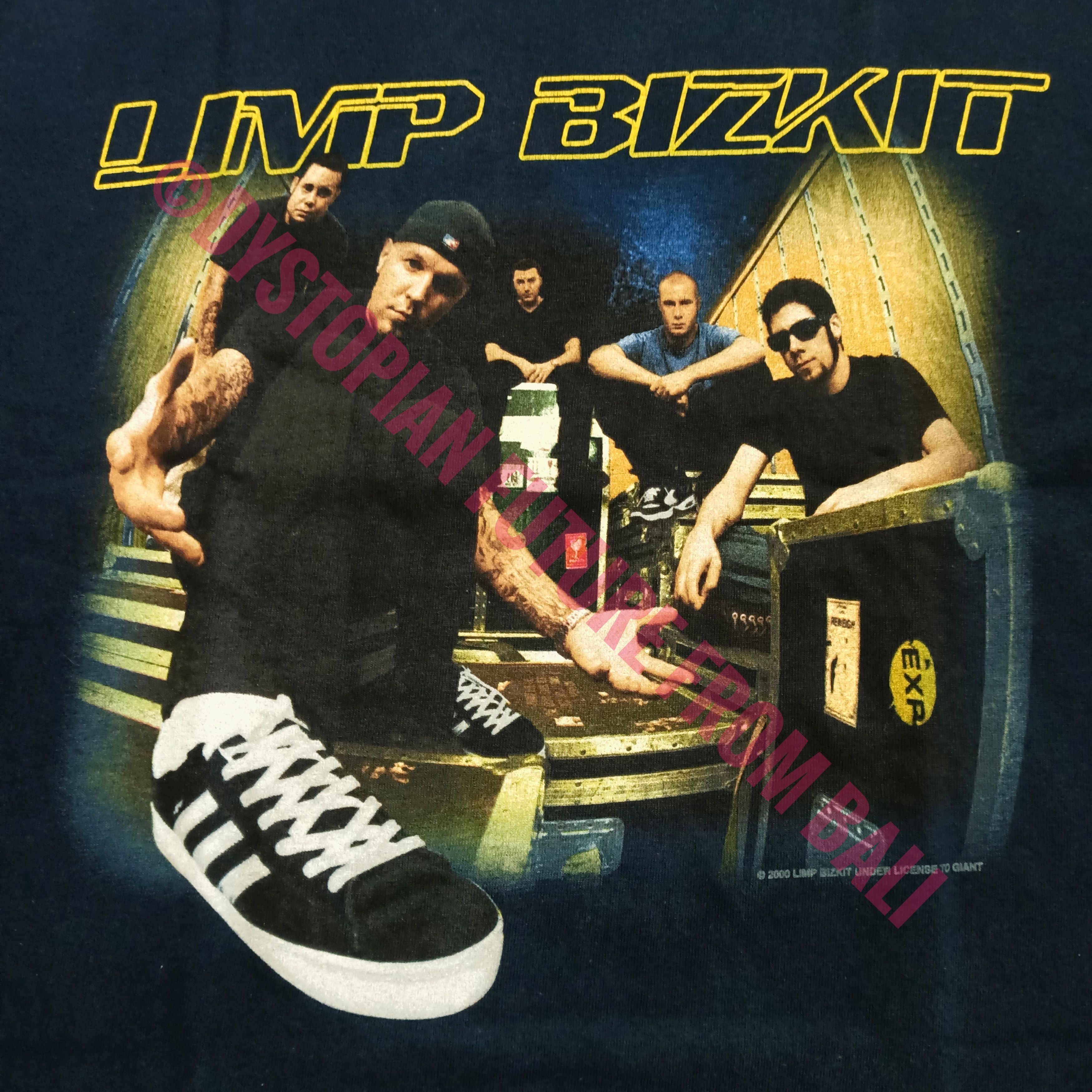 Band Tees Vintage 2000 Limp Bizkit World Tour T-shirt Size US M / EU 48-50 / 2 - 3 Thumbnail