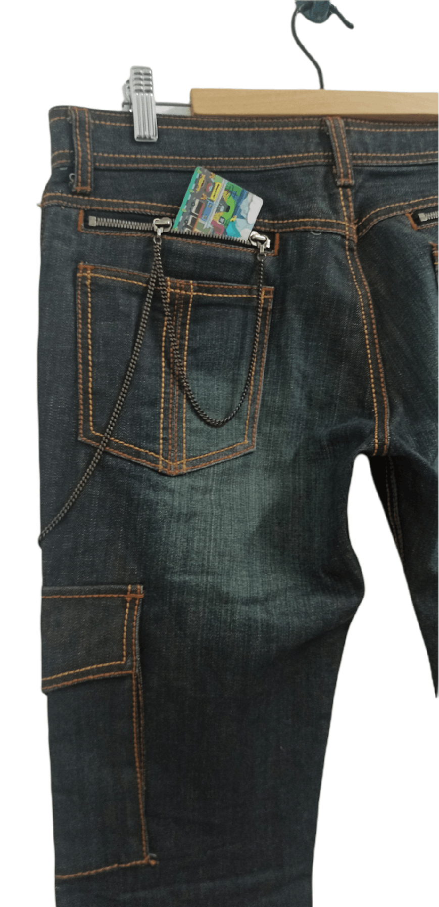 Schlussel Schlussel Slim Cargo Denim Jeans Size US 32 / EU 48 - 13 Thumbnail