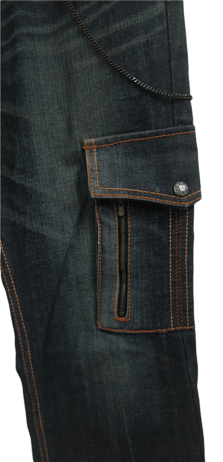 Schlussel Schlussel Slim Cargo Denim Jeans Size US 32 / EU 48 - 7 Thumbnail
