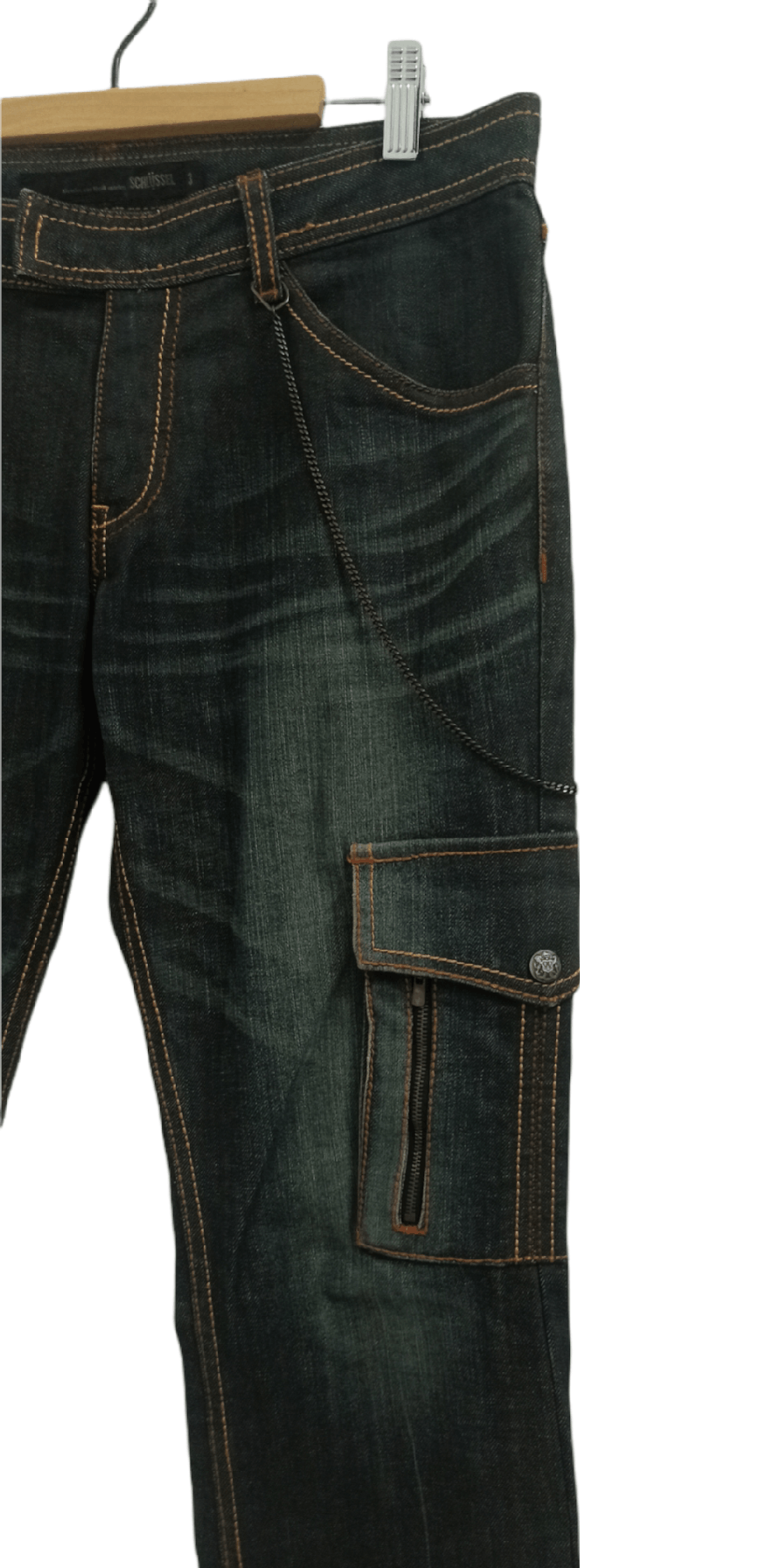 Schlussel Schlussel Slim Cargo Denim Jeans Size US 32 / EU 48 - 5 Thumbnail
