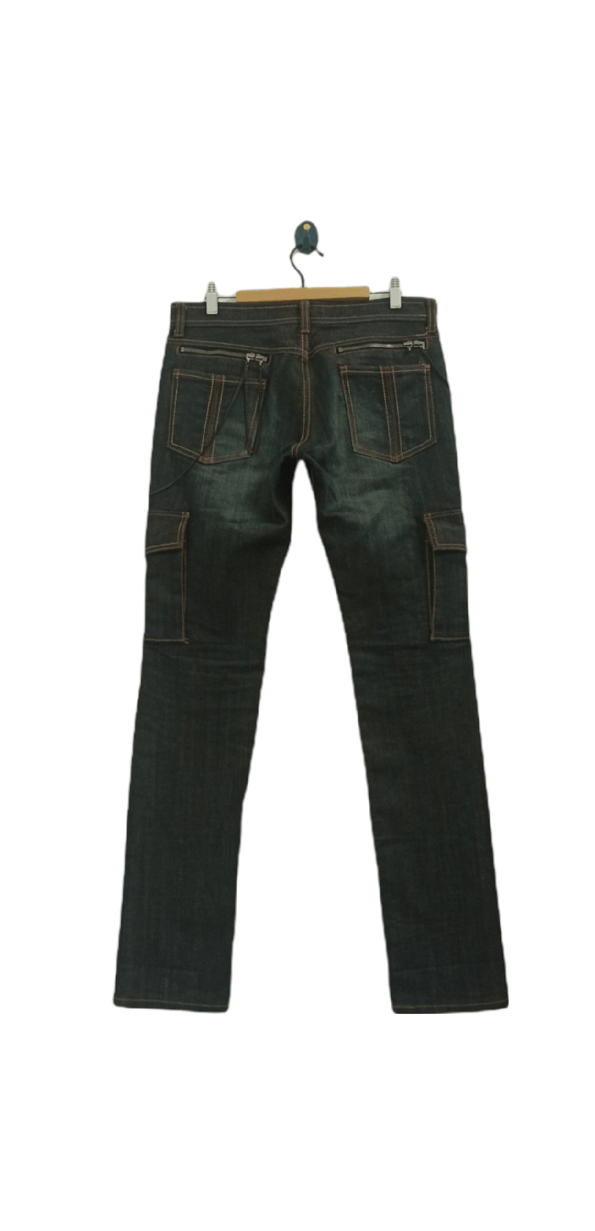 Schlussel Schlussel Slim Cargo Denim Jeans Size US 32 / EU 48 - 3 Thumbnail