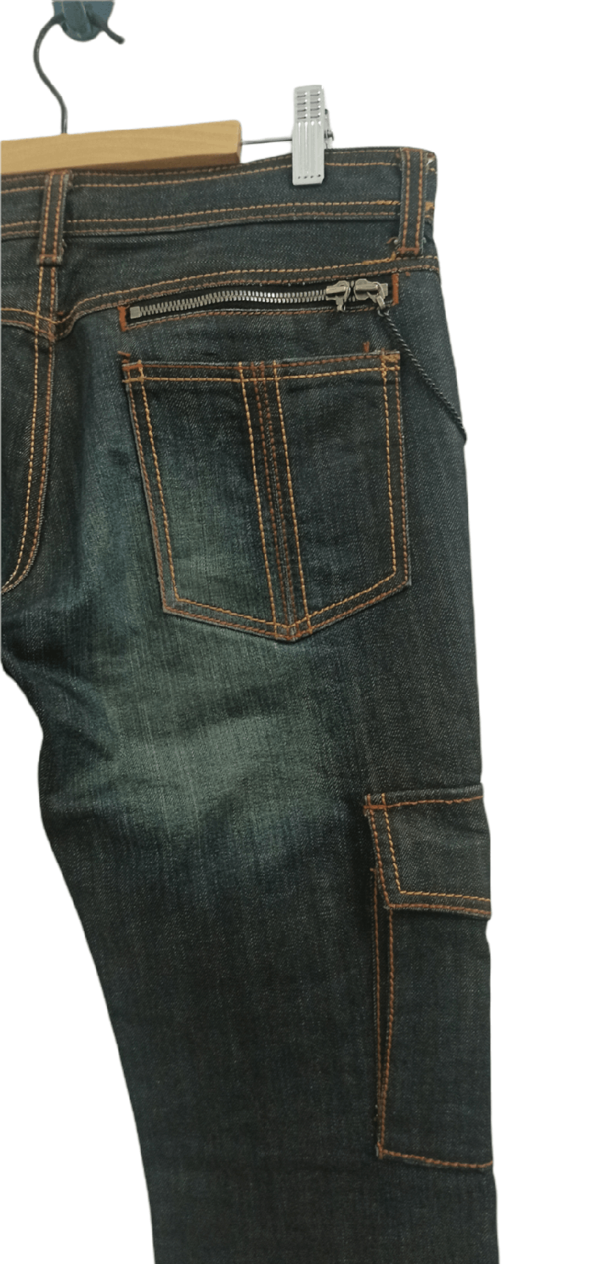 Schlussel Schlussel Slim Cargo Denim Jeans Size US 32 / EU 48 - 12 Thumbnail