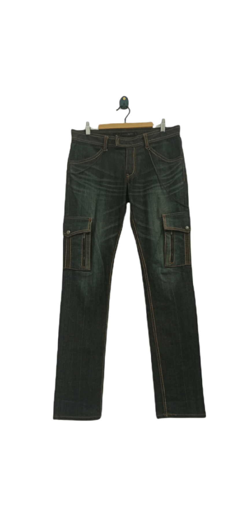 Schlussel Schlussel Slim Cargo Denim Jeans Size US 32 / EU 48 - 1 Thumbnail