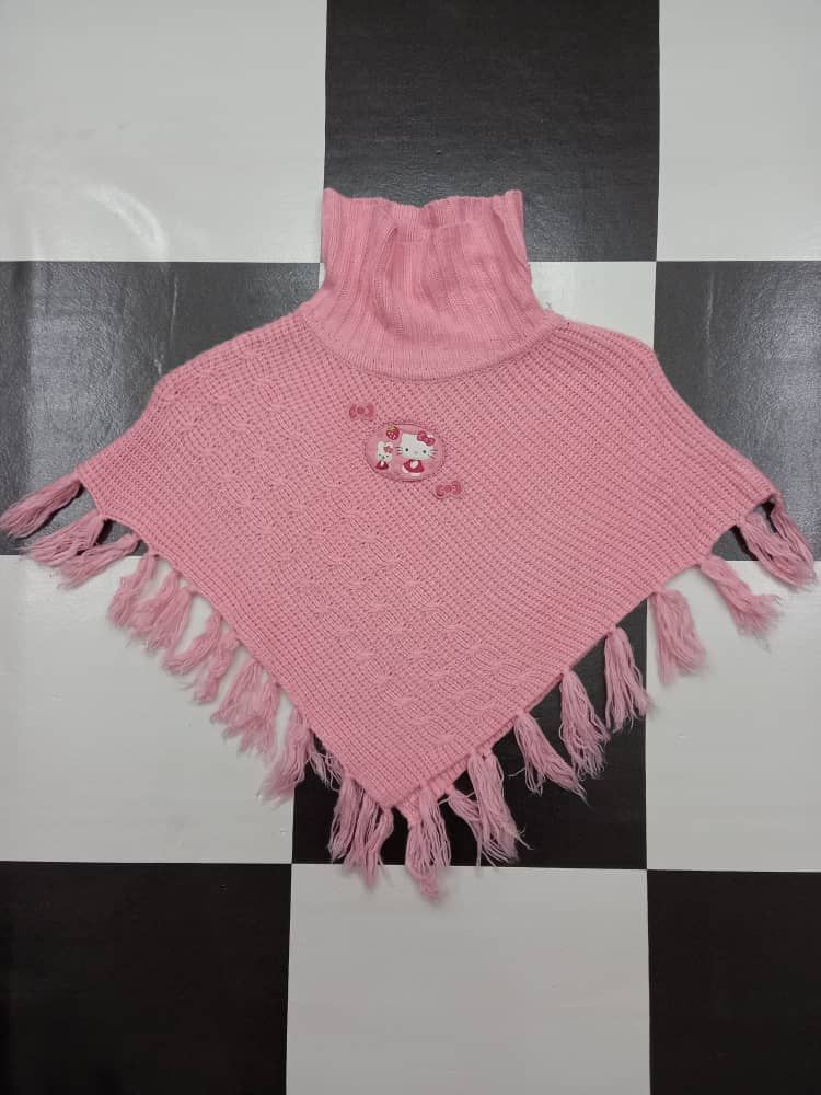 Japanese Brand Hello Kitty Knitwear Turtlenecks Size ONE SIZE - 2 Thumbnail