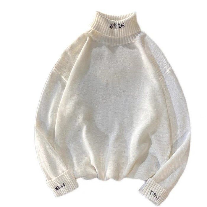 Hype New Trendy Colour Code Turtleneck Knitwear Jumper Grailed