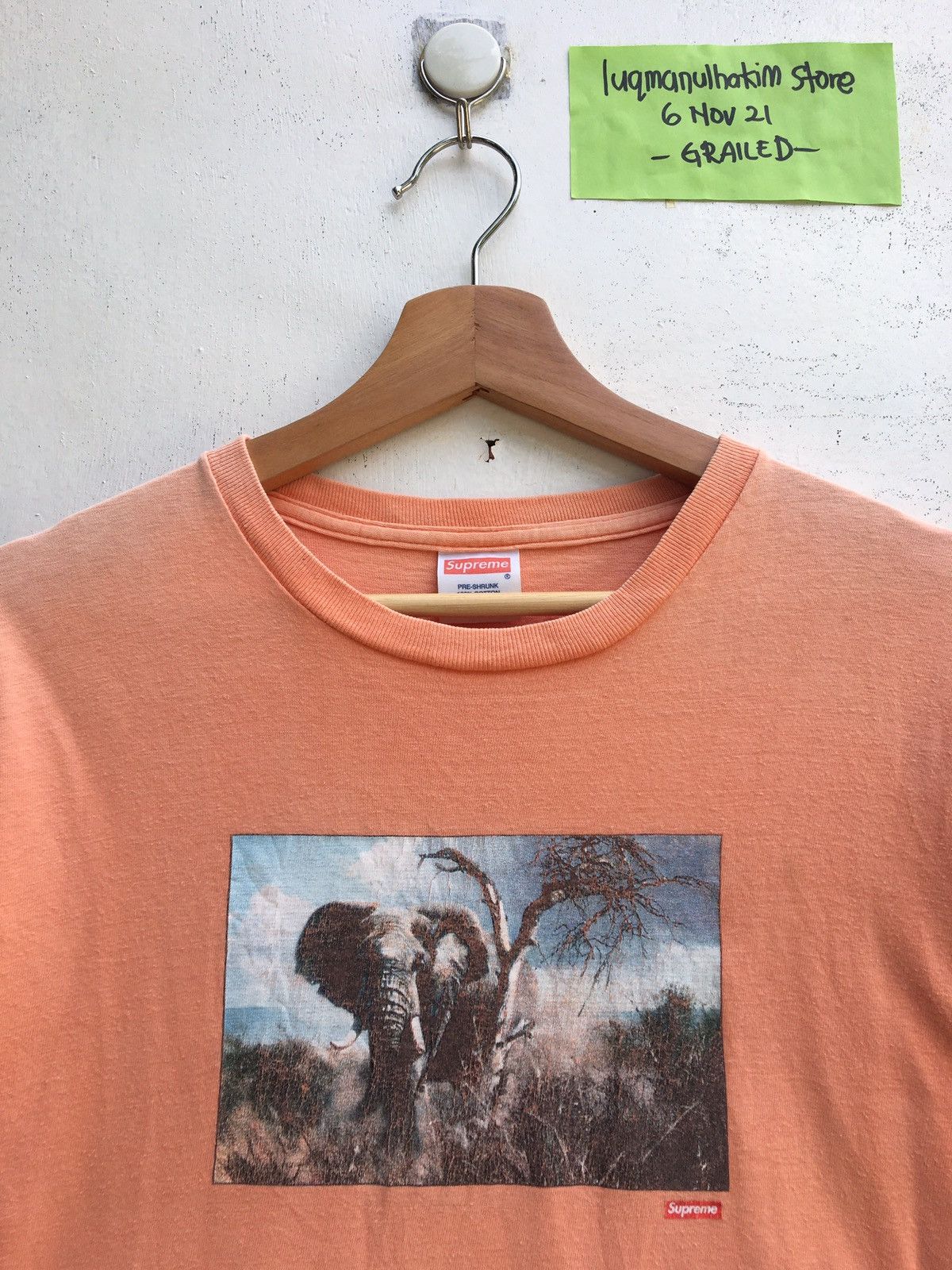 Supreme Rare SS11 Supreme Safari Elephant Print Tee Size US M / EU 48-50 / 2 - 4 Thumbnail
