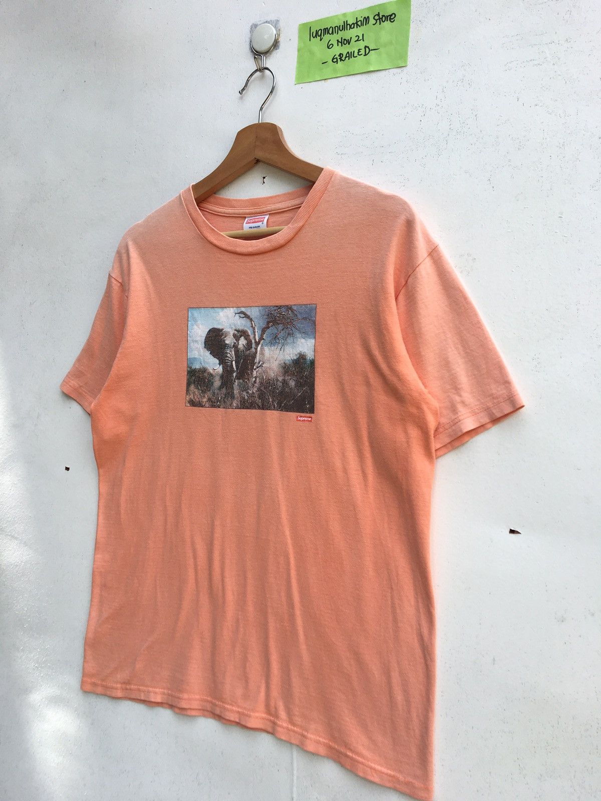 Supreme Rare SS11 Supreme Safari Elephant Print Tee Size US M / EU 48-50 / 2 - 3 Thumbnail