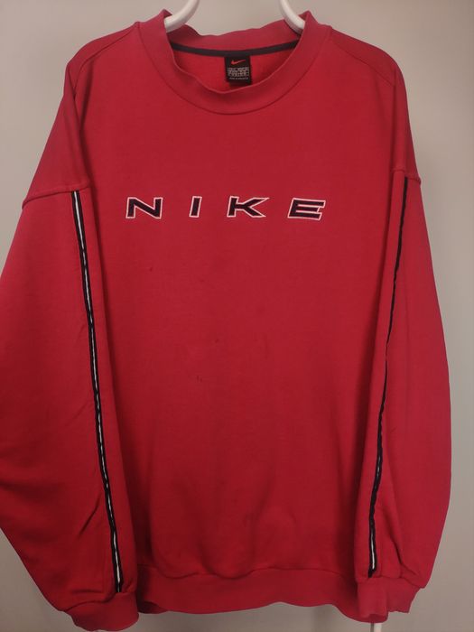 Vintage 90's Nike Sweatshirt Crewneck Spellout Swoosh Men's Size Large RARE