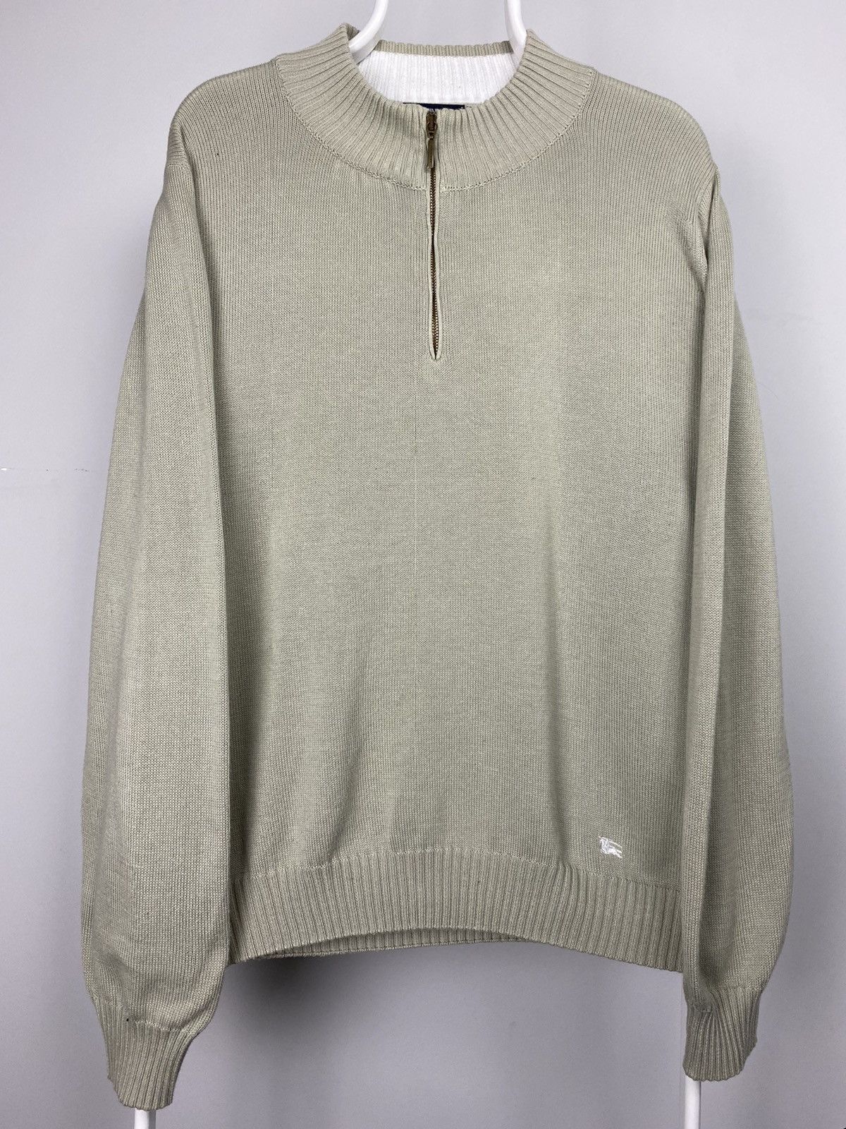 Burberry Burberry London vintage sweater quarter zip knit Size US M / EU 48-50 / 2 - 1 Thumbnail
