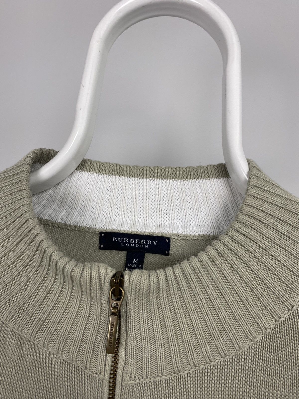 Burberry Burberry London vintage sweater quarter zip knit Size US M / EU 48-50 / 2 - 3 Thumbnail