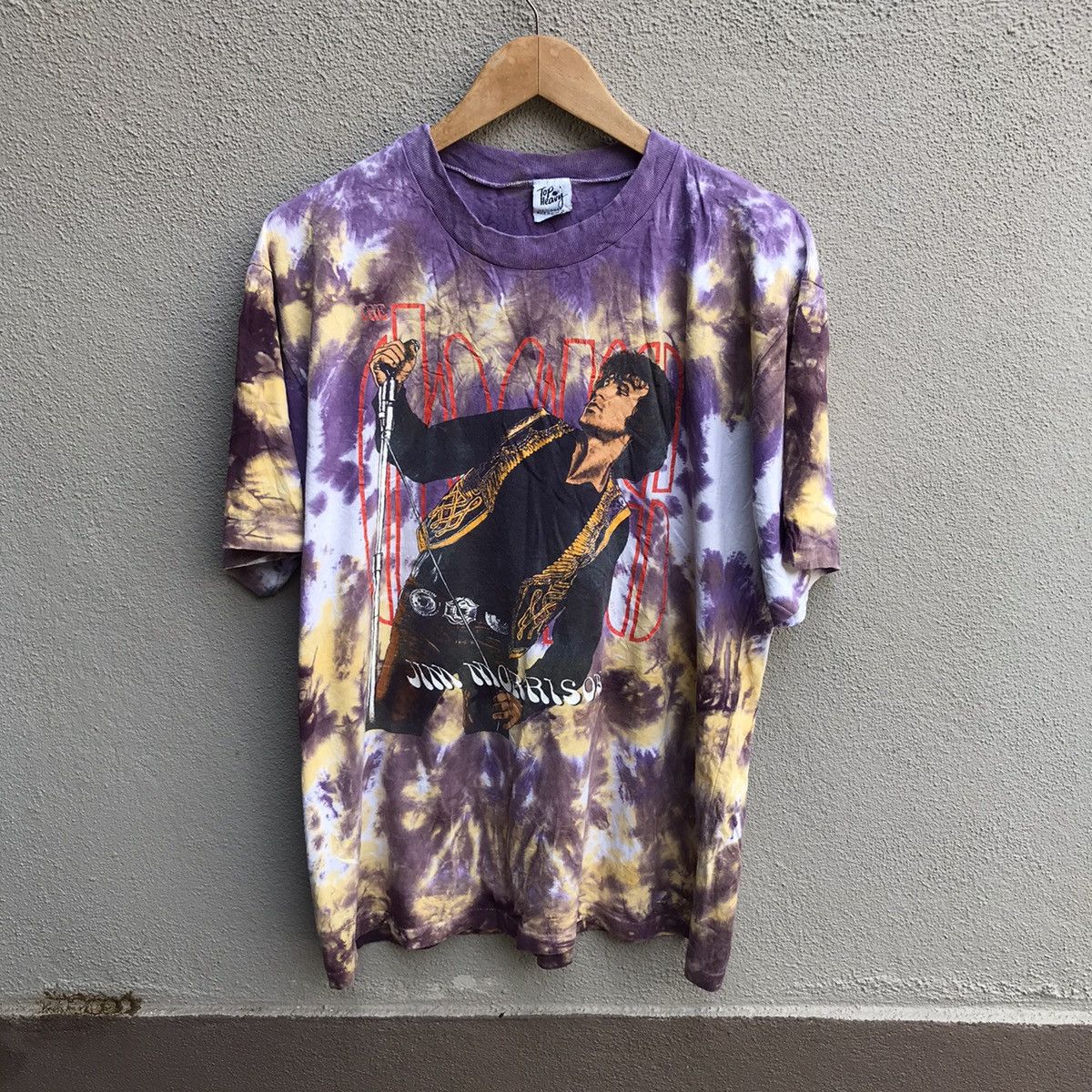Band Tees Vintage 90s THE DOORS band tee tie dye jim morrison Size US L / EU 52-54 / 3 - 1 Thumbnail