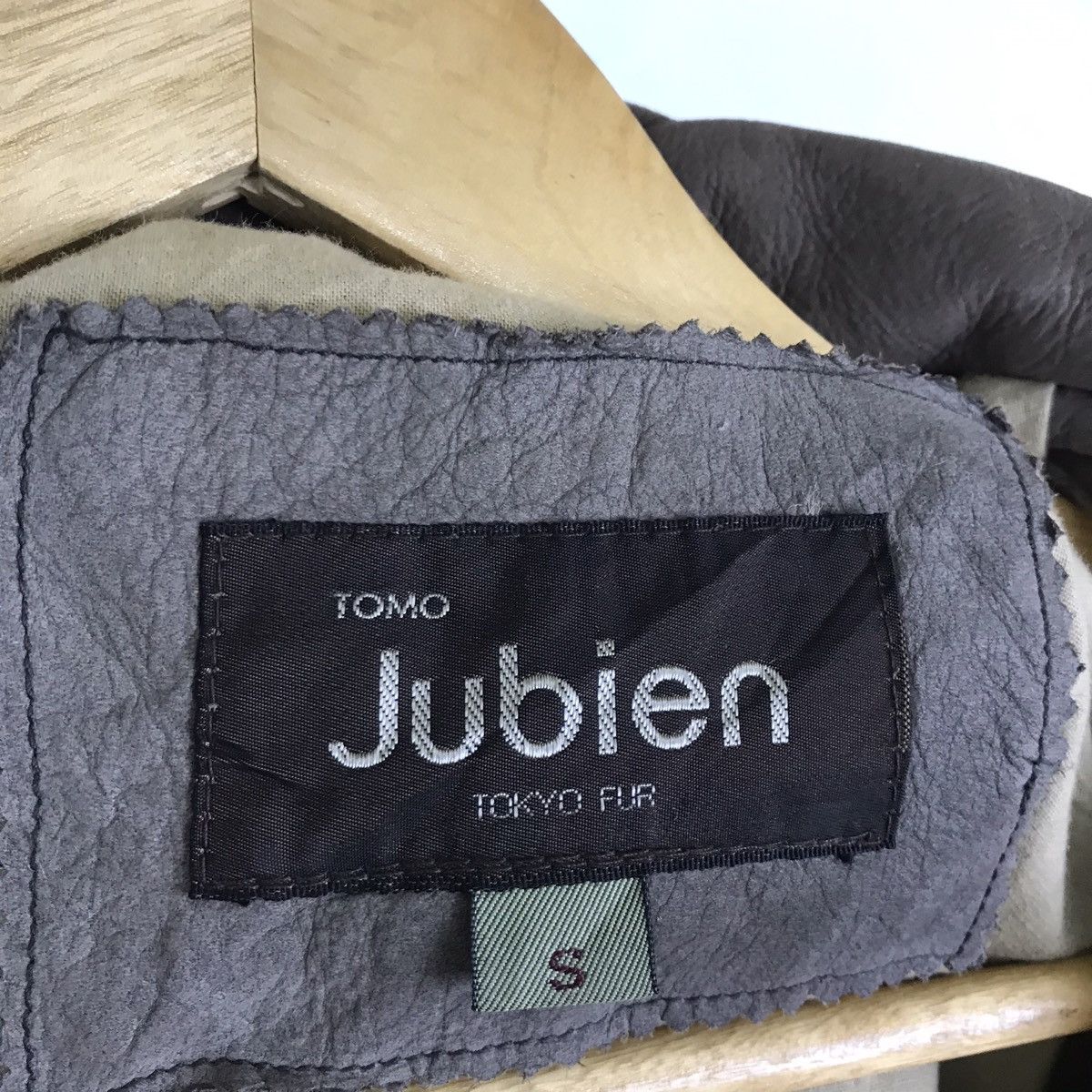 Japanese Brand Tomo Jubien Man Leather Jacket Size US S / EU 44-46 / 1 - 11 Thumbnail
