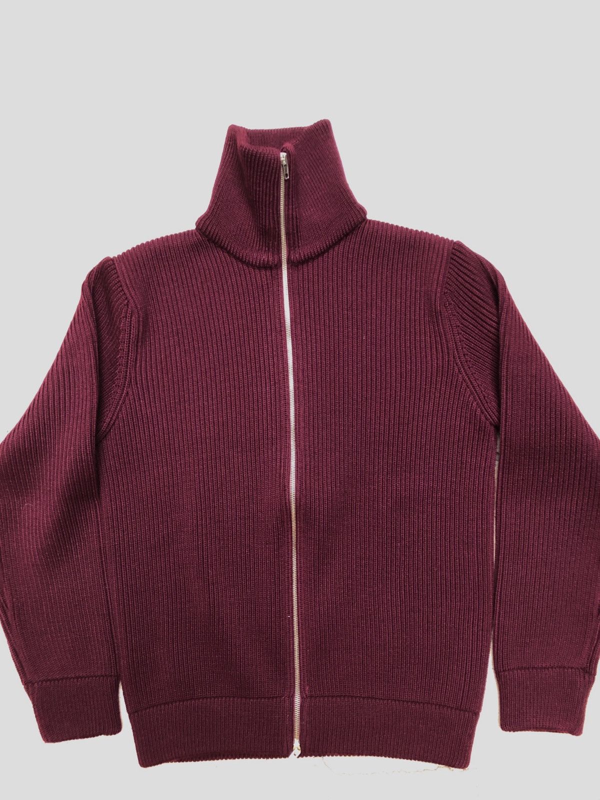 トップス maison margiela damage zip knit Maison Margiela Ribbed zip-up Cardigan | Black | FARFETCH
