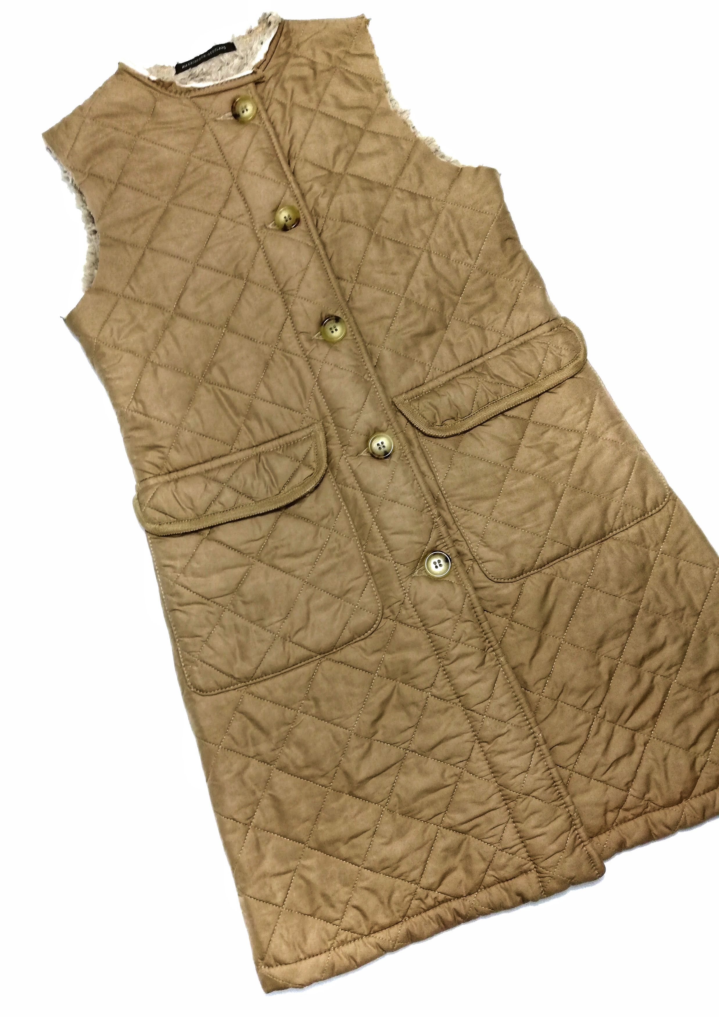 Mackintosh 🔥Mackintosh Scotland Sleeveless Diamond Quilted Fur jacket Size US XXS / EU 40 - 3 Thumbnail