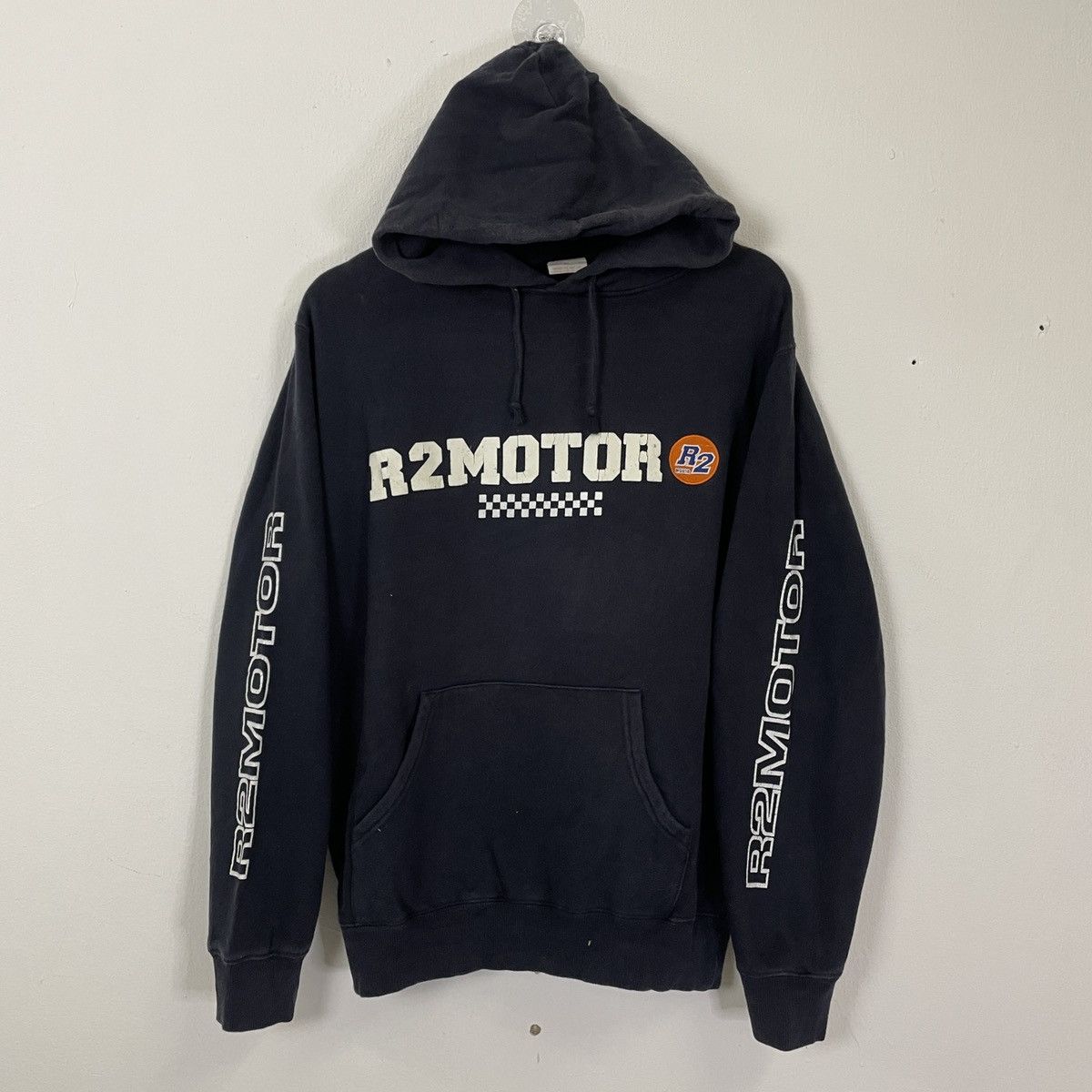 Vintage Vintage R2 Motor Racing Big Logo Hoodies Swatshirt Size US L / EU 52-54 / 3 - 2 Thumbnail
