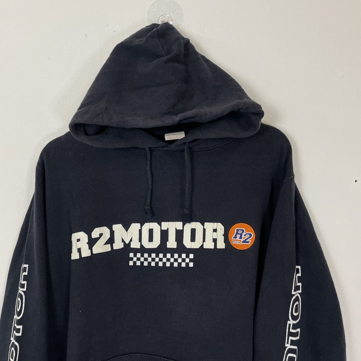 Vintage Vintage R2 Motor Racing Big Logo Hoodies Swatshirt Size US L / EU 52-54 / 3 - 5 Thumbnail