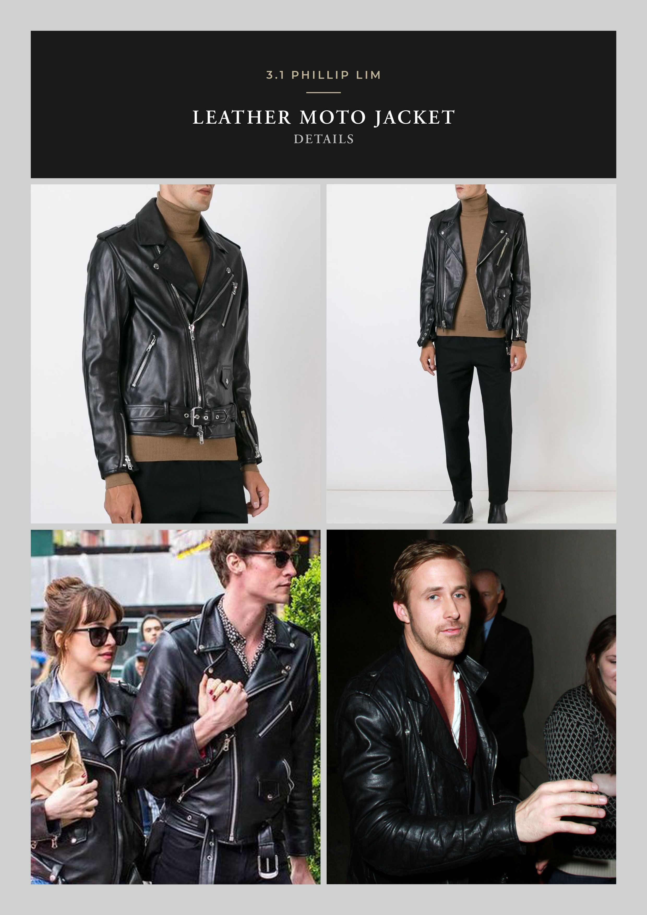 3.1 Phillip Lim Ultimate 3.1 PHILLIP LIM 1895 Calf Leather Moto Jacket Grailed