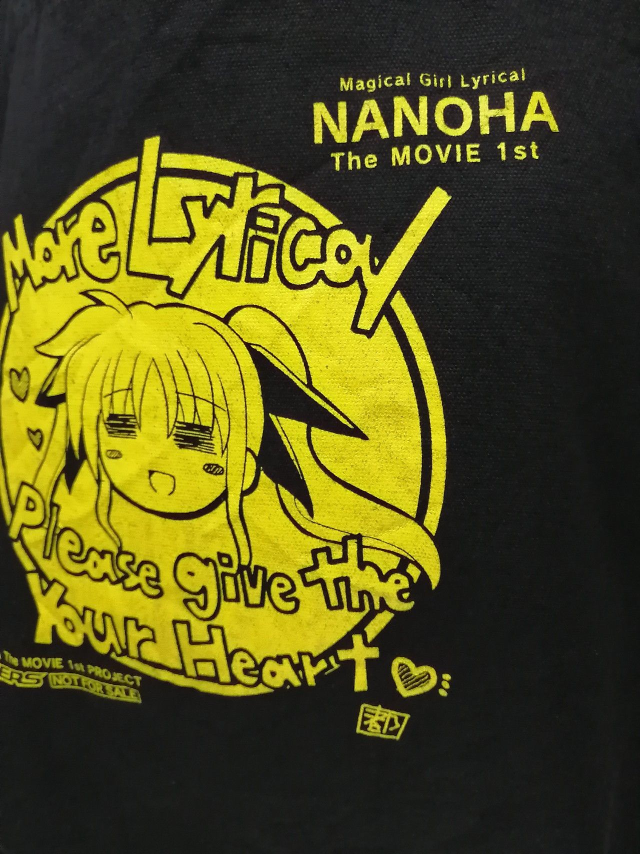 Anime Magical Girl Lyrical NANOHA The Movie 1st Canvas Tote Bag Size ONE SIZE - 4 Thumbnail