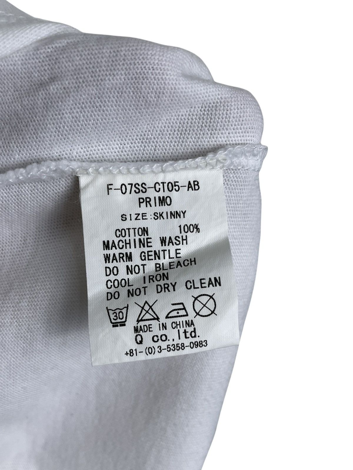 Fat Tokyo F.A.T. 2007 Primo Tee Skinny Fit | Japan Streetwear Size US L / EU 52-54 / 3 - 6 Thumbnail