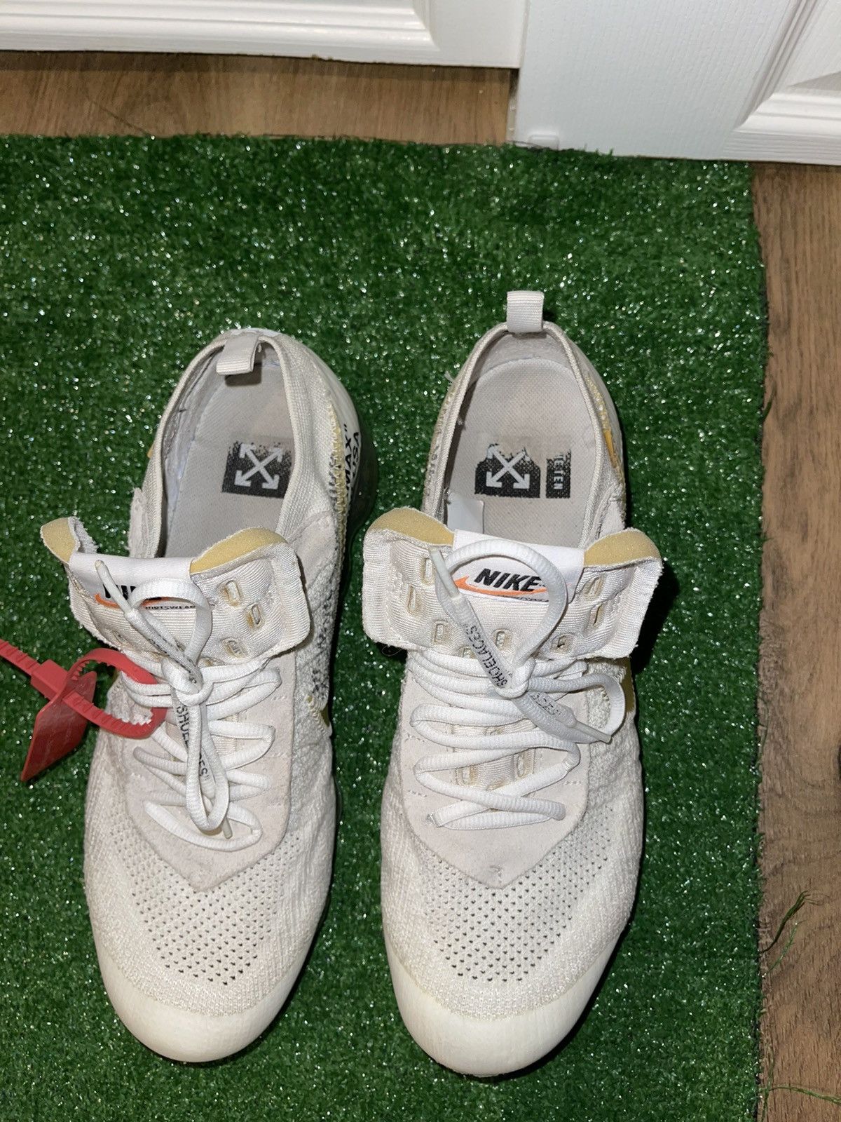 Nike × Off-White OFF-WHITE x Air VaporMax Part 2 2018 Size US 12 / EU 45 - 4 Thumbnail