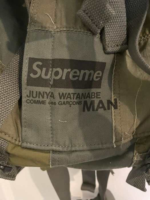 Supreme Supreme Comme des Garçons Man Patchwork Backpack | Grailed