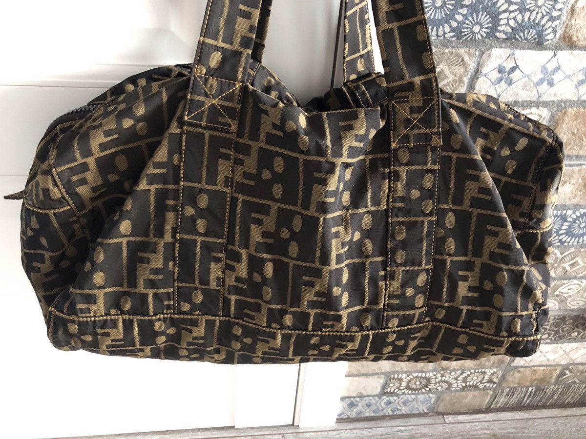Fendi × Vintage Rare Fendi Zucca Skull woodoo Pattern monogram bag Size ONE SIZE - 3 Thumbnail