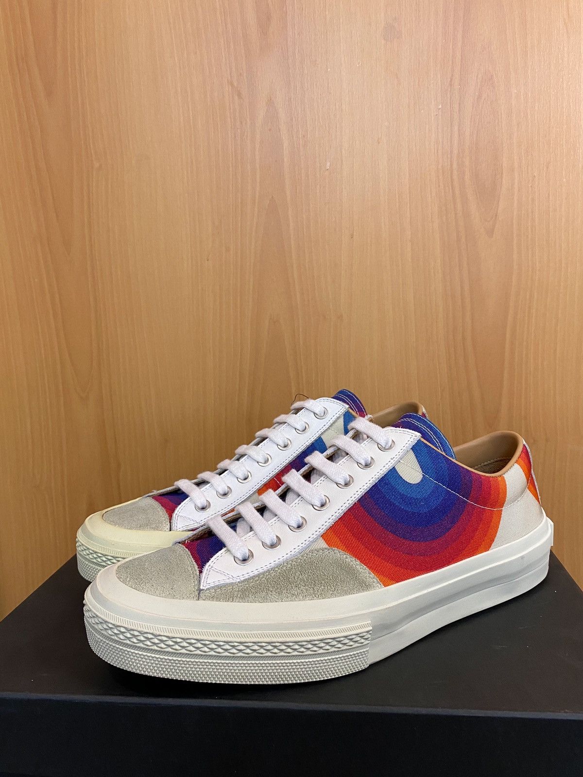 Dries Van Noten SS19 Verner Panton Printer Sneakers Suede | Grailed