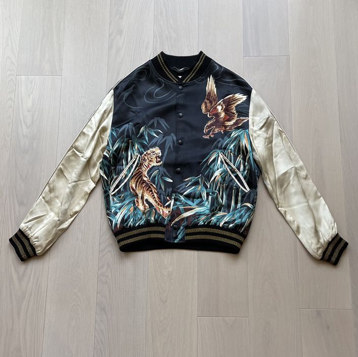 Saint laurent tiger eagle jacket hotsell