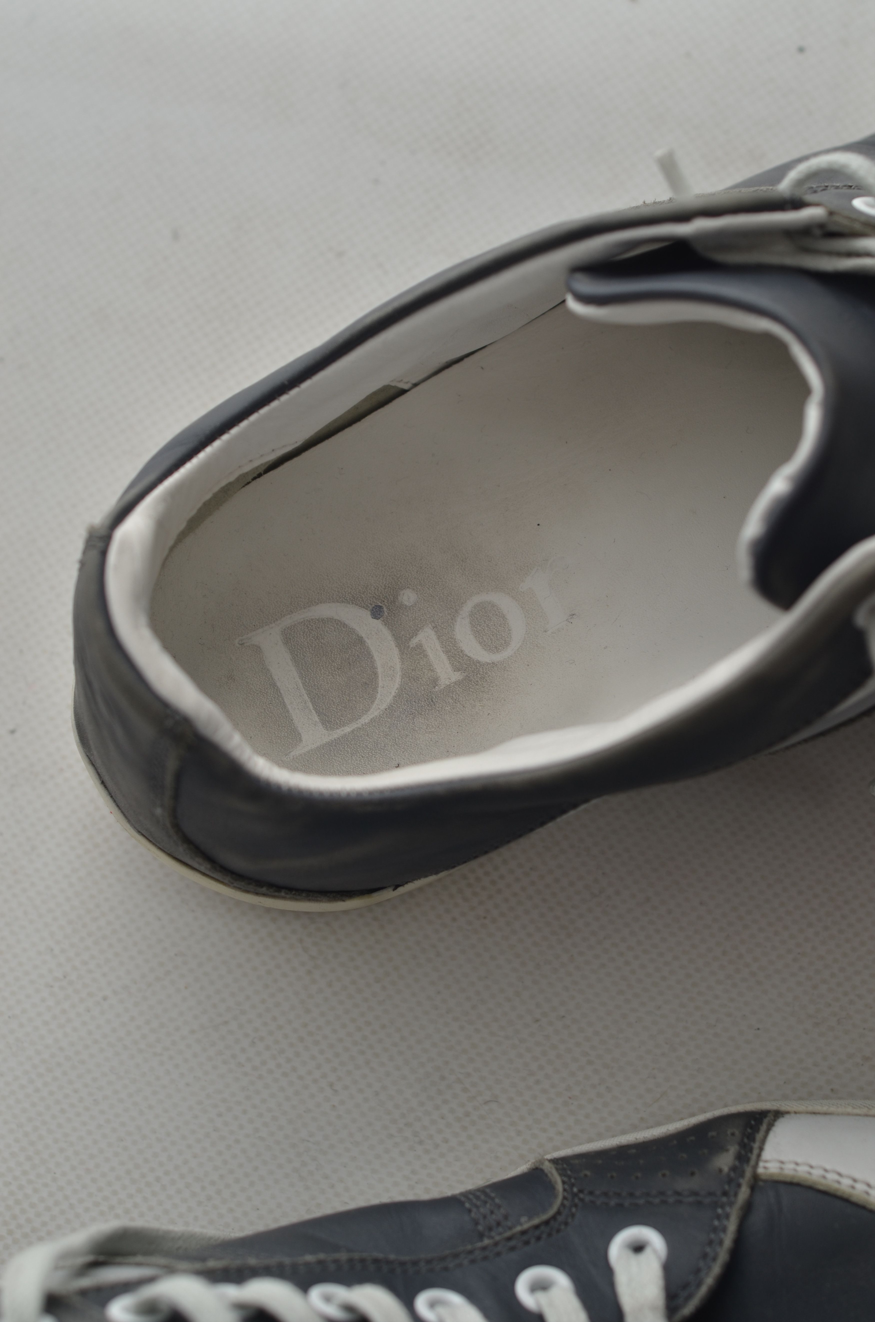 Dior DIOR Homme Vintage Leather Low Top Sneakers Made in Italy Size US 10.5 / EU 43-44 - 11 Thumbnail